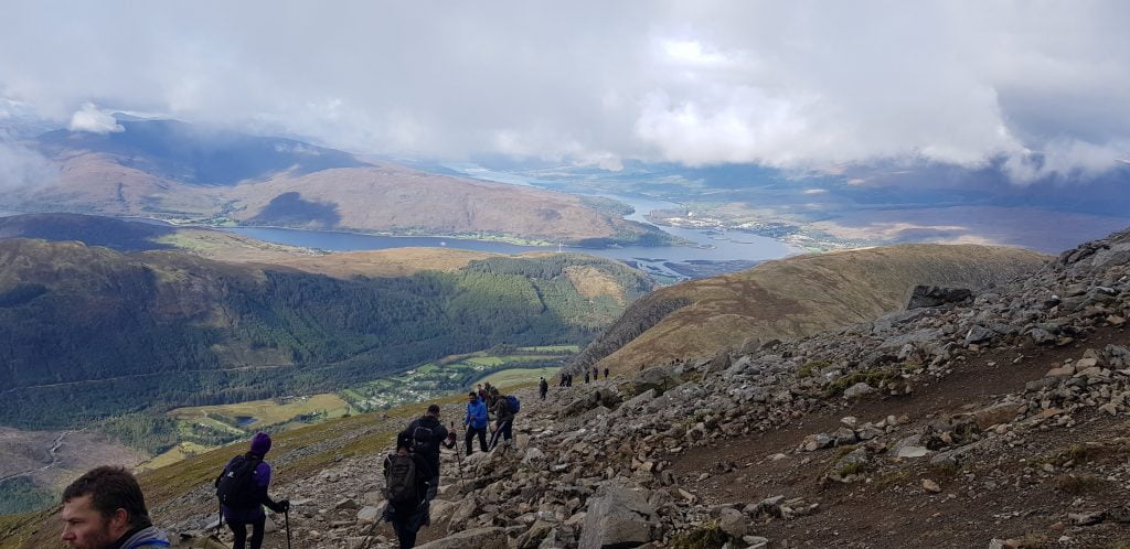 6 Ben Nevis going down
